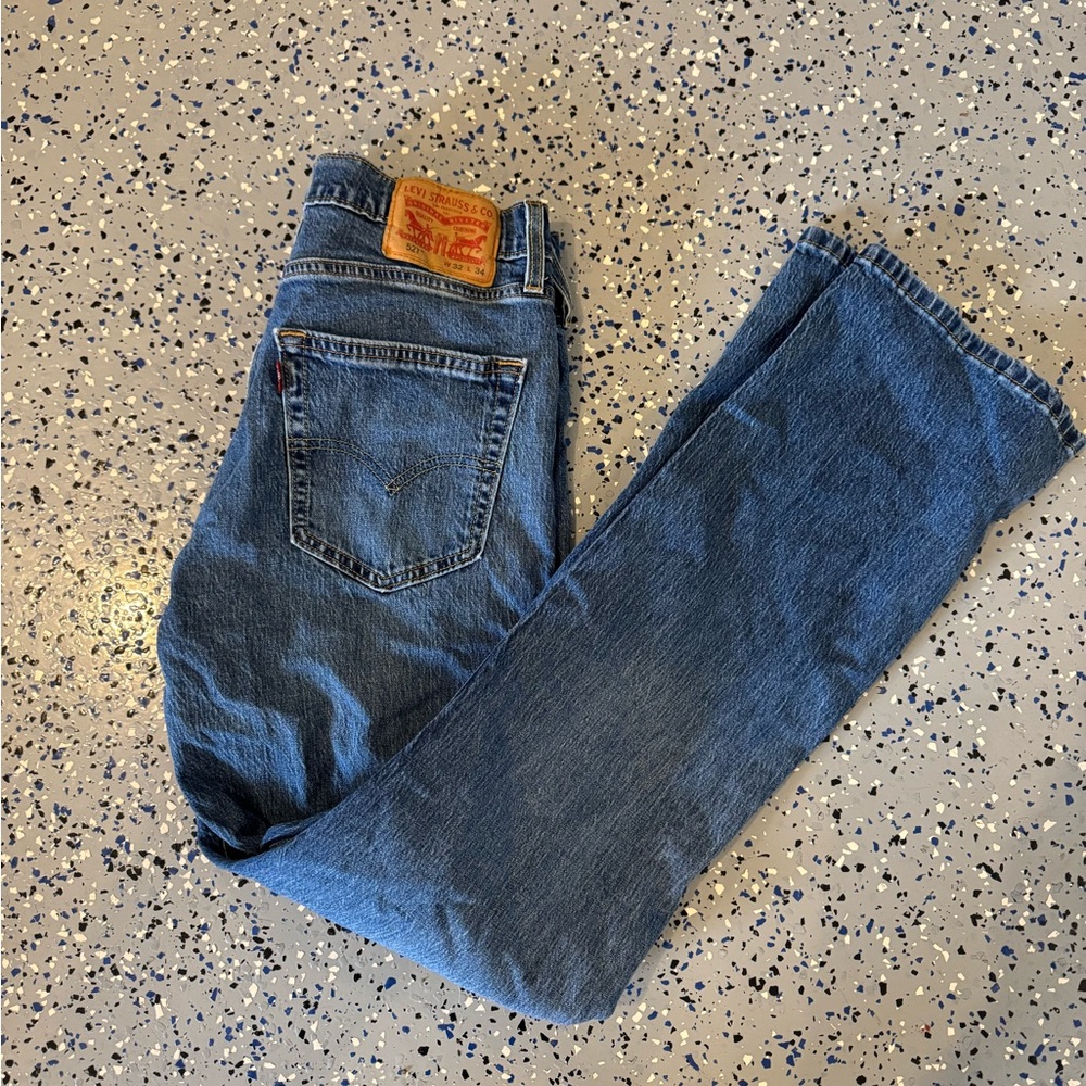 Levi's Blue Straight Jeans Classic Denim